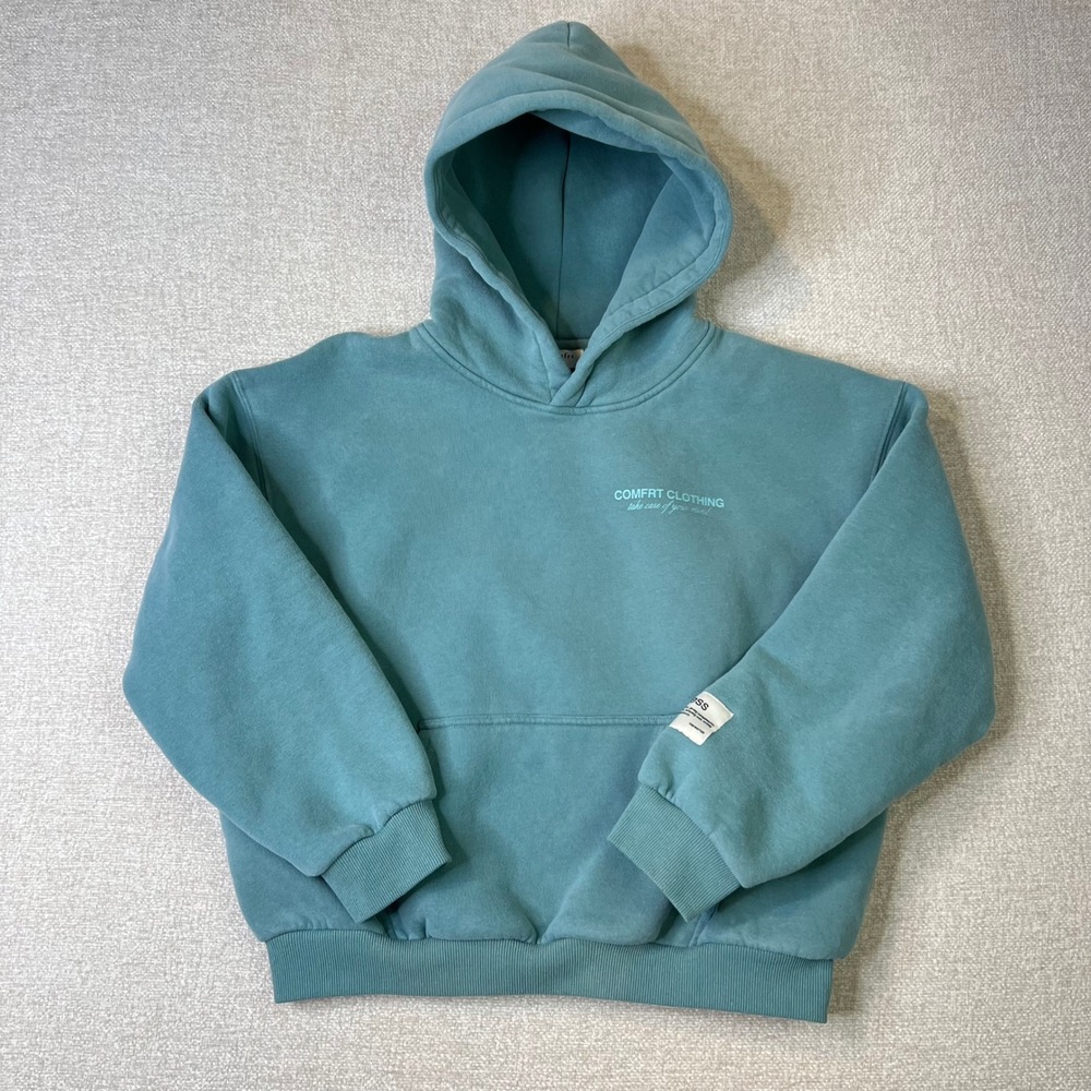 Comfrt Clothing You Matter Limited Edition Graphic Hoodie Teal Kids XL